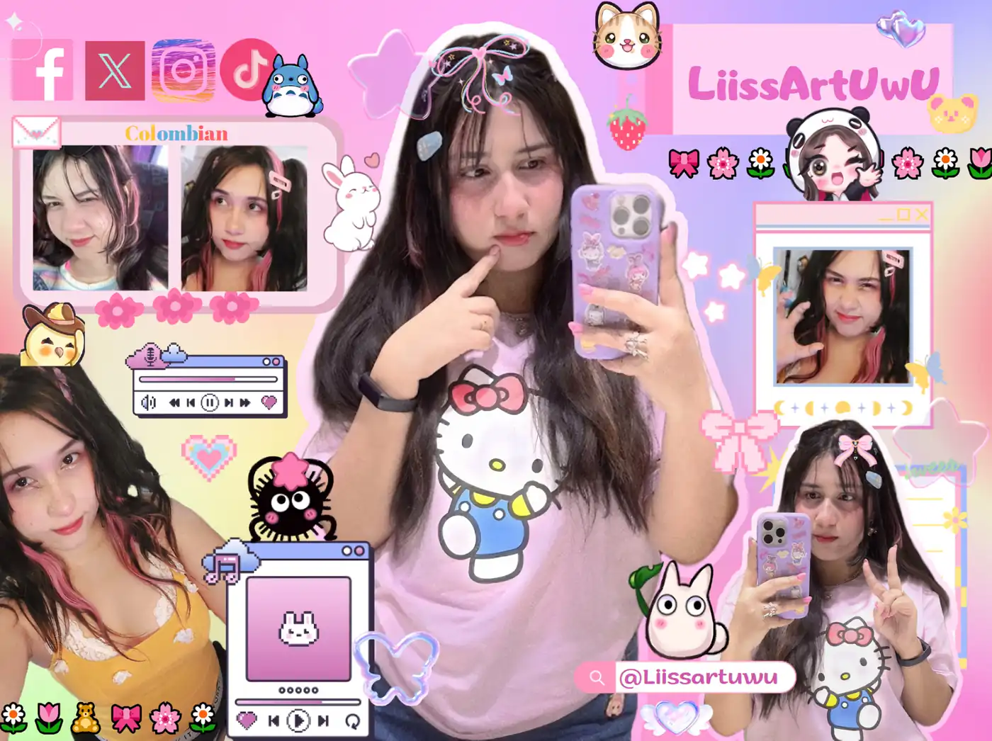 Liissart collage artista digital premium