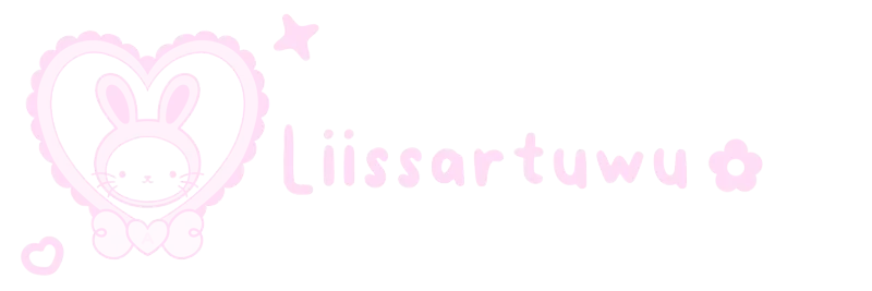 Logo de liissart mejor tienda de emotes personalizado, con un conejo.