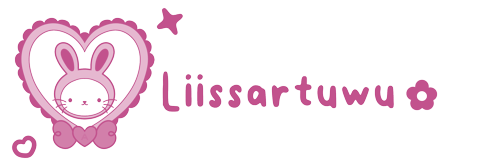 Logo de liissart mejor tienda de emotes personalizado, con un conejo.